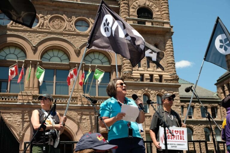 ONA Provincial President Erin Ariss, RN