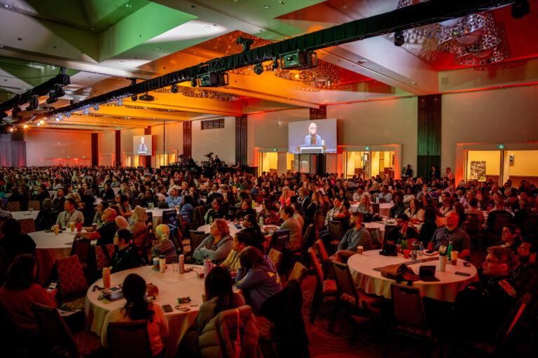 View of entire Biennial Convention room.