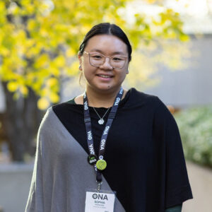 Student Sophia Zhao.